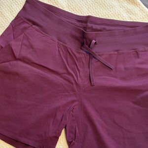 Tuff Athletics Maroon Athletic Shorts